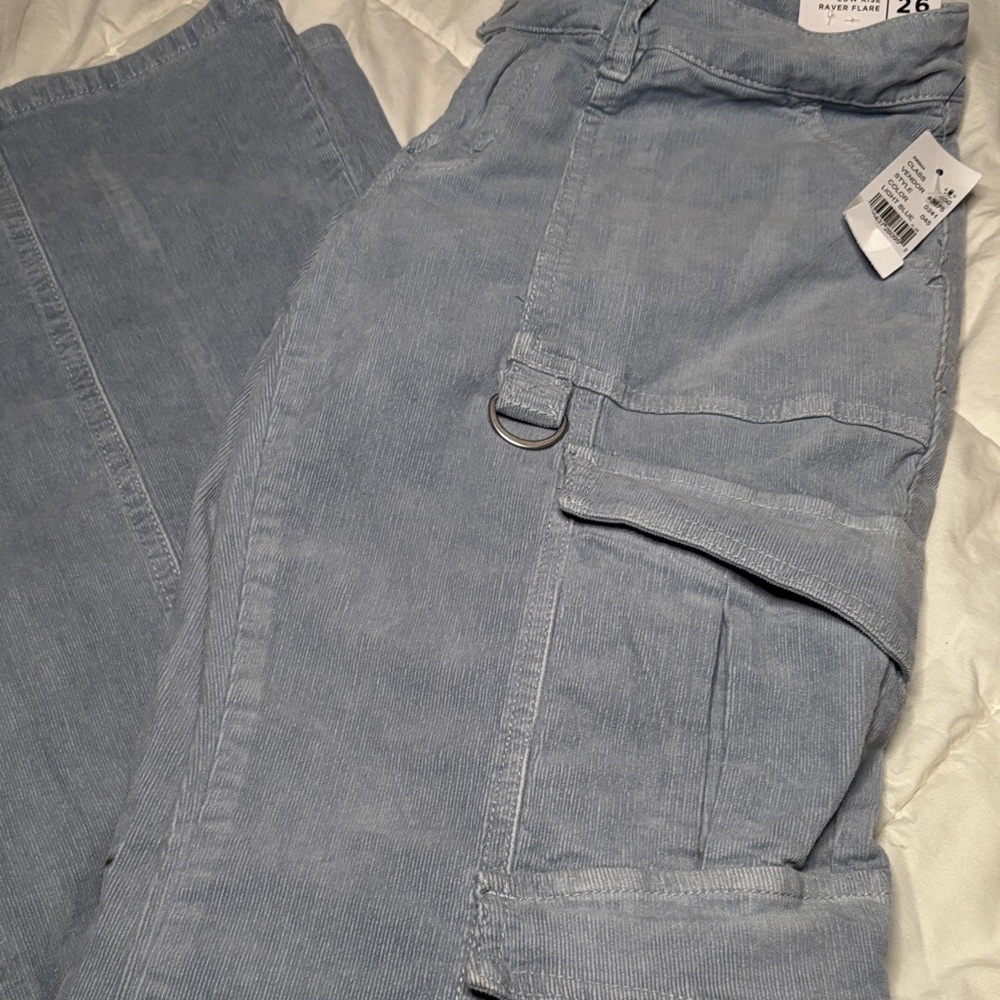 PacSun Sky Blue Men's Cargo Pants - Picture 7 of 10